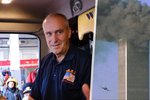 Newyorský hasič James Manahan, který se účastnil záchranných prací po teroristických útocích na Světové obchodní centrum 11. září 2001, navštívil centrální hasičskou stanici v Praze.