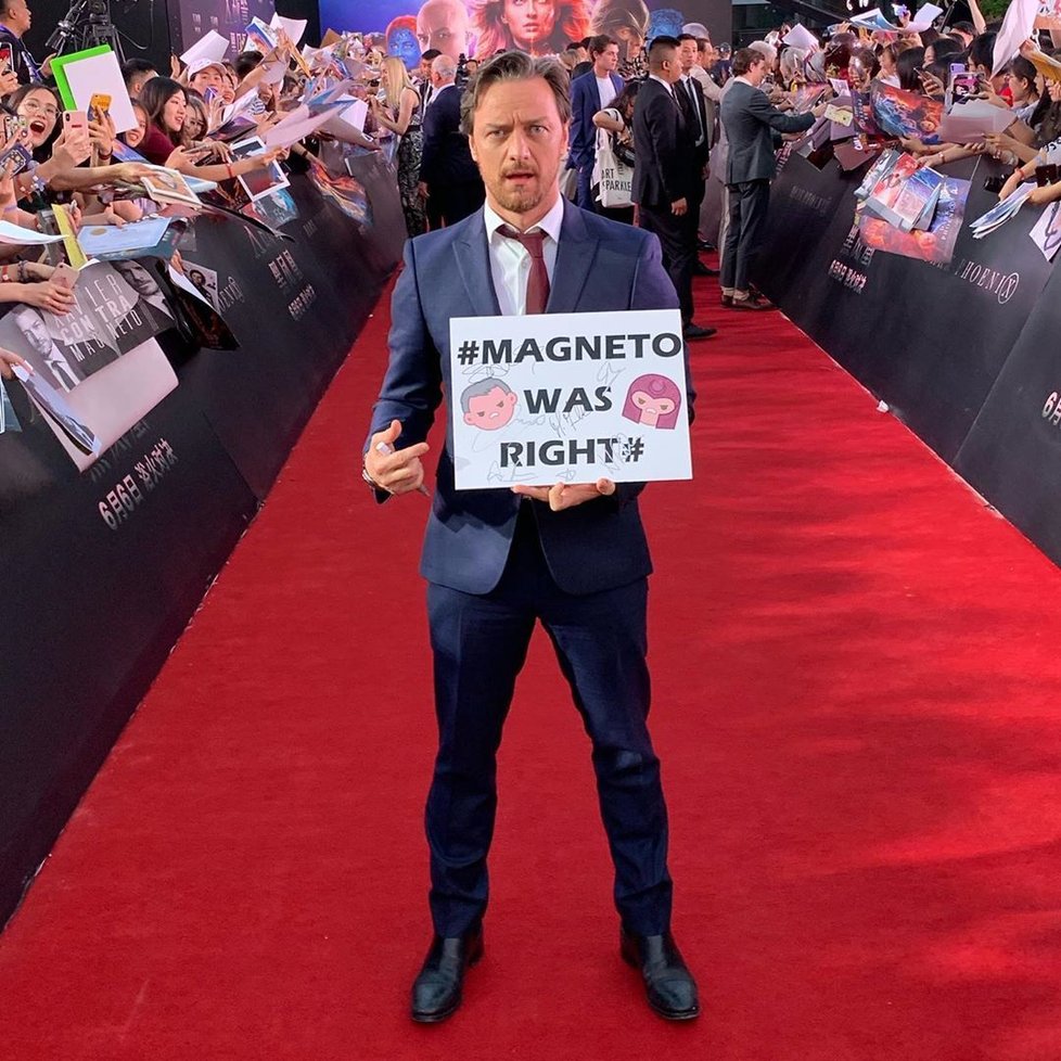 Skotský herec James McAvoy