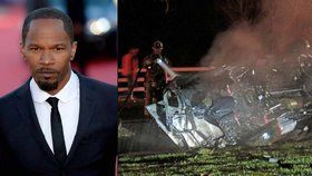 Oscarový herec Jamie Foxx zachránil člověka z hořícího auta.