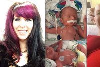 Během těhotenství porazila rakovinu: Po porodu dvojčátek matce (†30) selhalo srdce