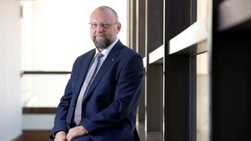 Místopředseda Poslanecké sněmovny Jan Bartošek (KDU-ČSL) při rozhovoru pro Blesk (16.10.2024)