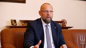 Místopředseda Poslanecké sněmovny Jan Bartošek (KDU-ČSL) při rozhovoru pro Blesk (16.10.2024)