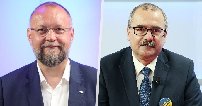 Jan Bartošek (KDU-ČSL) a Pavel Žáček (ODS).