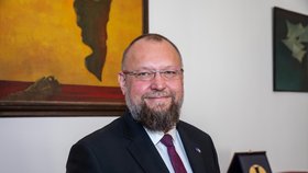 Místopředseda Sněmovny Jan Bartošek (KDU-ČSL) při rozhovoru pro Blesk (11.10.2023)