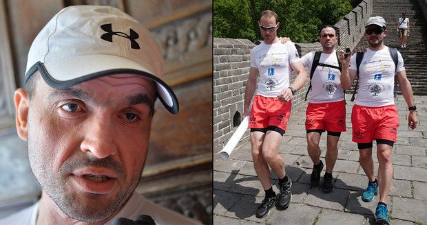 Český běžec jako první nevidomý zdolal maraton na Velké čínské zdi: Připravoval se půl roku