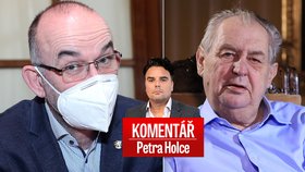 Blatný to má spočítané. Ve funkci ho dočasně drží Zeman, říká v komentáři Petr Holec