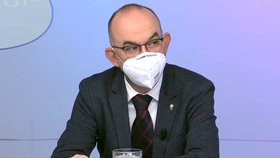 Ministr zdravotnictví Jan Blatný (za ANO) v Otázkách Václava Moravce (28.3.2021)