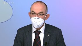 Ministr zdravotnictví Jan Blatný (za ANO) v Otázkách Václava Moravce (28.3.2021)