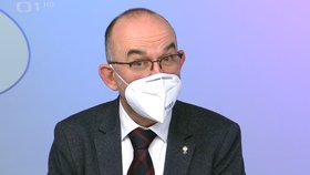 Ministr zdravotnictví Jan Blatný (za ANO) v Otázkách Václava Moravce (28. 3. 2021)