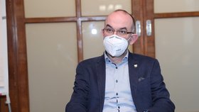 Ministr zdravotnictví Jan Blatný (za ANO) během rozhovoru pro Blesk (11. 3. 2021)