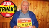 Jan Brož (70) z Kostic získal 10 000 Kč v DENNÍ HŘE Trháku: Sjede se rodina, budou hody! Dobré jídlo, kvalitní slivovička