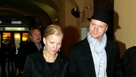 Jan Budař s přítelkyní