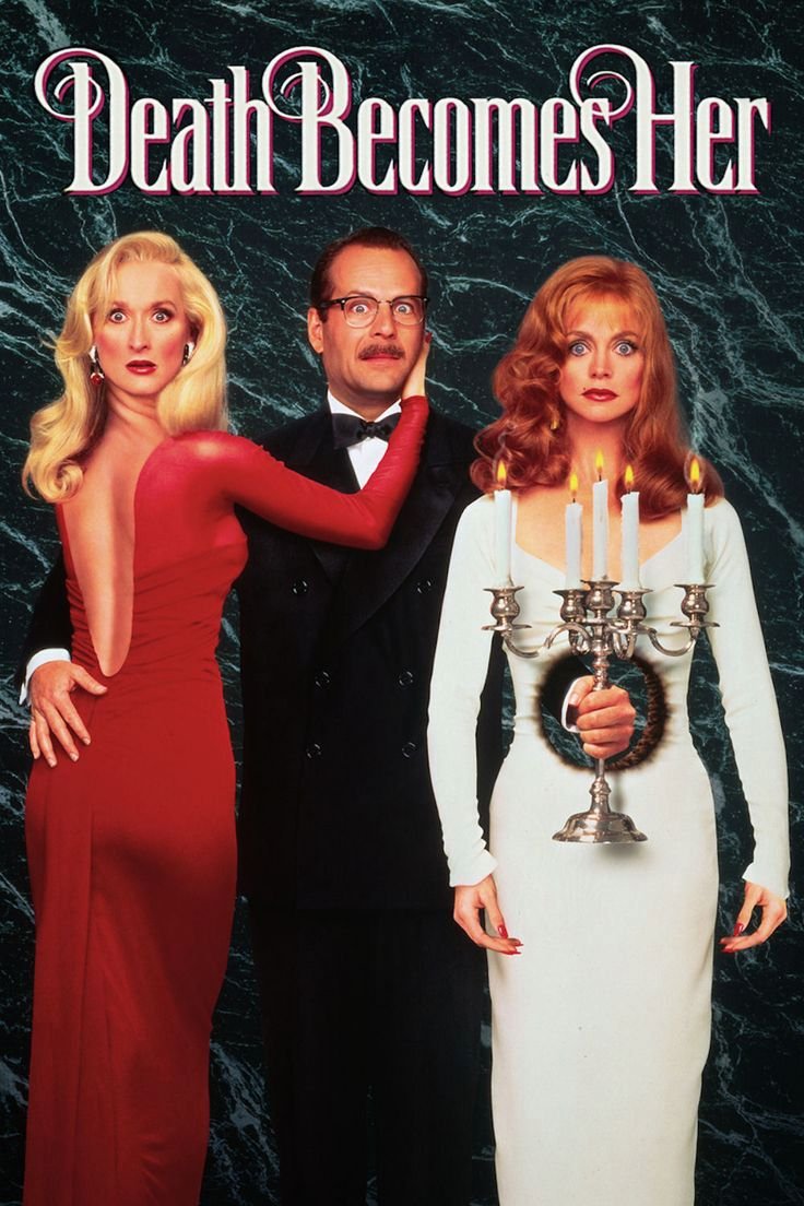 1992. Smrt jí sluší. Meryl Streepová, Bruce Willis a Goldie Hawnová v hollywoodském trháku.