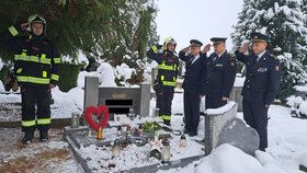 Liberečtí hasiči uctili památku Jana D. (30. 11. 2023)