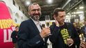 Jan Grolich s lídrem brněnské koalice KDU-ČSL a STAN Jakubem Hruškou ve brněnském volebním štábu v Galerii Wannieck (10.10.2026) Jan Grolich s lídrem brněnské koalice KDU-ČSL a STAN Jakubem Hruškou ve brněnském volebním štábu v Galerii Wannieck (10.10.2026)