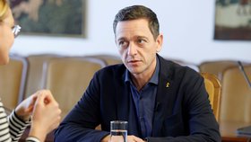 Jan Grolich (KDU-ČSL) během rozhovoru pro Blesk (13.10.2026)
