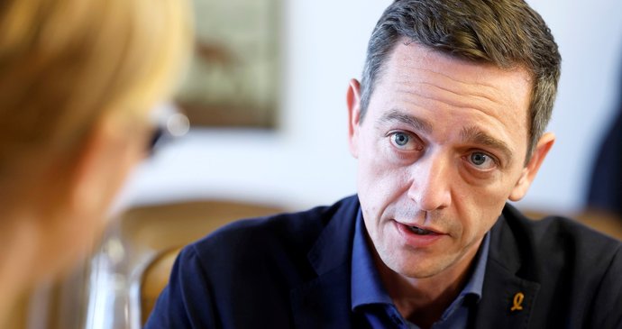 Jan Grolich (KDU-ČSL) během rozhovoru pro Blesk (13.10.2026)
