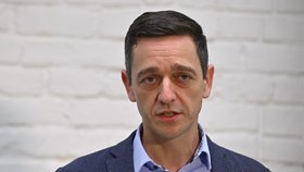 Jihomoravský hejtman Jan Grolich na tiskové konferenci v Praze (28.1.2026)