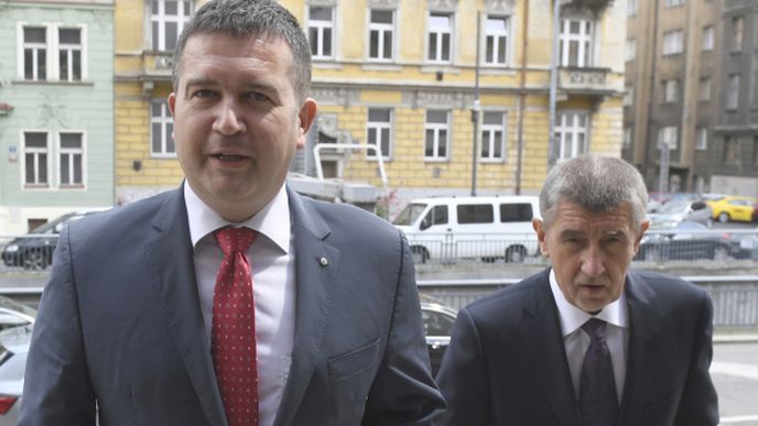 Jan Hamáček a Andrej Babiš