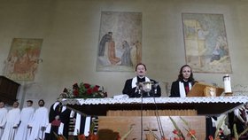 Slavnostní bohoslužba při příležitosti 600. výročí upálení mistra Jana Husa se konala 6. července v Betlémské kapli v Praze