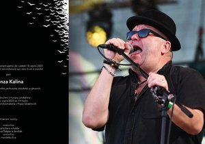 Rodina zveřejnila parte zesnulého hudebníka Jana Kaliny z kapely Sto zvířat.