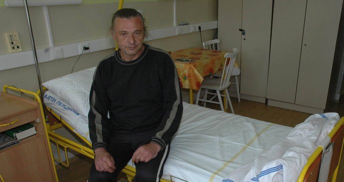 Jan Kankrlík (55) se zotavuje v nemocnicici ve Stodu