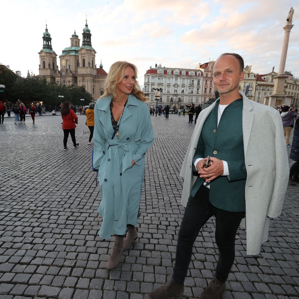 Ivana Chýlková na vernisáži Jana Kanyzy