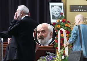 Zdeněk Svěrák plakal nad rakví zesnulého kamaráda Jana Kašpara (†60)