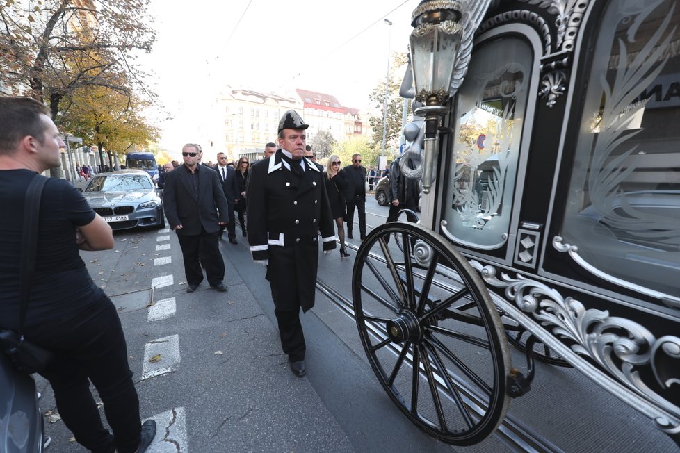 Smuteční průvod za Jana Kočku ml. (†28)