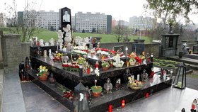 Hrob Václava Kočky, kterého zastřelil Bohumír Ďuričko