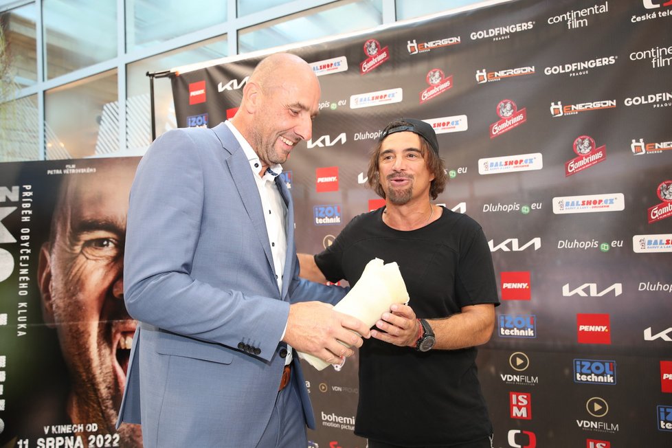 Jan Koller si premiéru filmu užíval