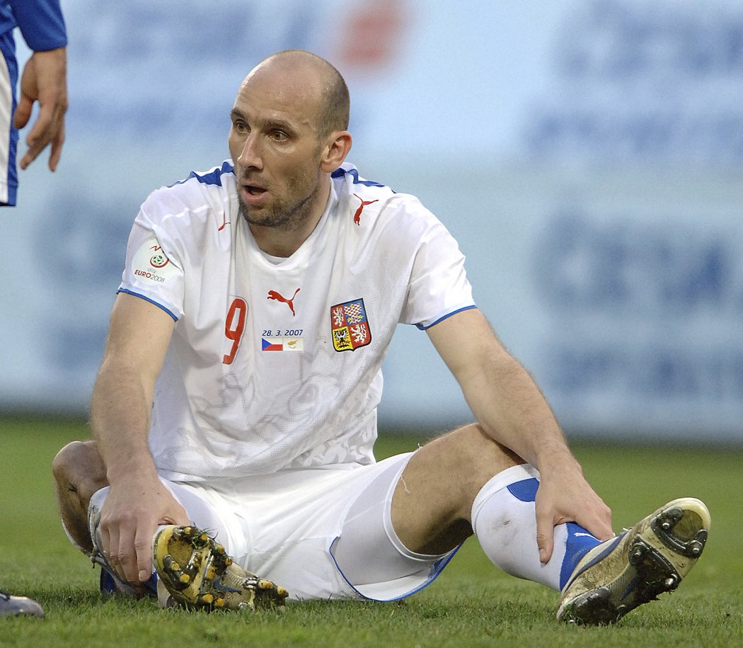 Jan Koller odehrál za českou reprezentaci 6483 minut