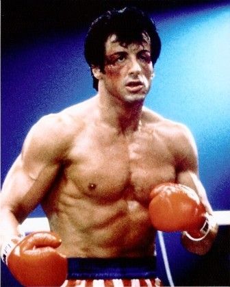 Sylvester Stallone v roli boxera jménem Rocky Balboa