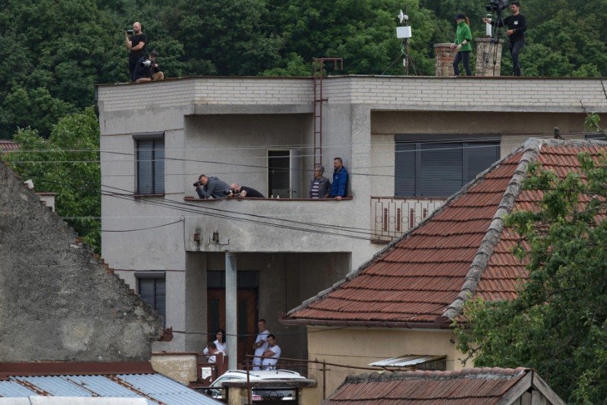 Rekonstrukce vraždy Jána Kuciaka (†27) a jeho snoubenky Martiny Kušnírové (†27).