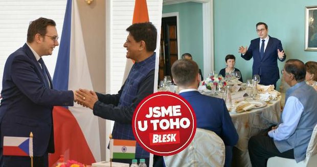 Lipavský v Indii: Obavy z Číny sdílíme, postoj k Rusku ne. Požadavky Kyjeva jsou správné
