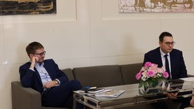 Ministr zahraničí Jan Lipavský při rozhovoru pro Blesk.