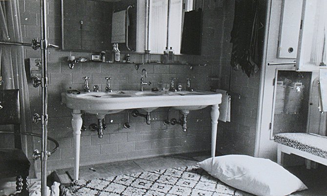 Koupelna v Masarykově bytě