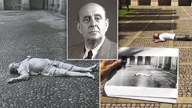 Takhle našli v březnu 1948 Masaryka ležet pod okny jeho bytu v Černínském paláci.