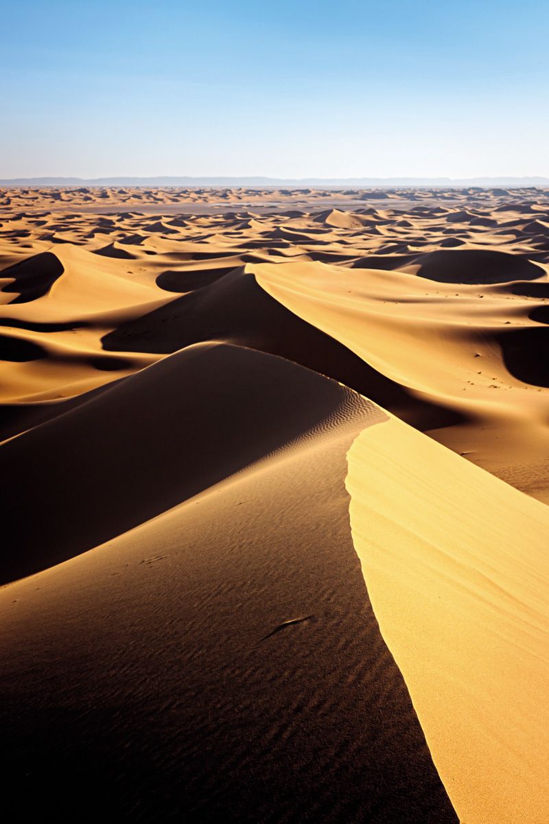 Maroko – Západ slunce nad Saharou