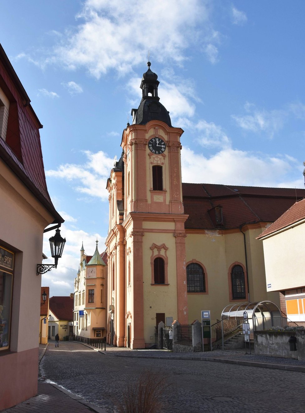 Kostel sv. Jana Nepomuckého v Nepomuku.