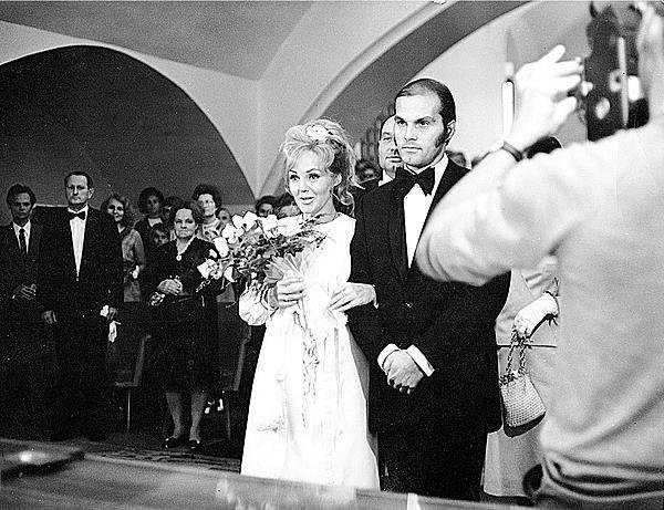 Štěpánka a Jan se brali v roce 1971.