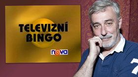 Jan Rosák moderoval televizní soutěž Bingo.