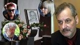 Uplakaný Troška, spolužačka Švandová neměla slov! Jak vypadal pohřeb výtvarníka Růžičky?