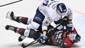 Zleva Jan Schleiss z Plzně a Mikael Seppälä ze Sparty.
