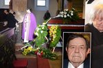 Václav Neckář utěšoval na pohřbu vdovu po zesnulém příteli Janu Schneiderovi