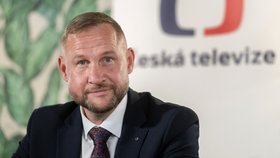 Nový generální ředitel ČT Jan Souček na tiskové konferenci k novému managementu ČT (4.9.2023)