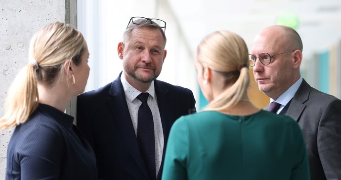 Bývalý generální ředitel ČT Jan Souček u soudu (20.2.2025)