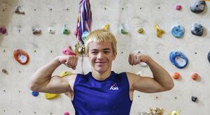 Jan Štipek: Čtrnáctiletý mistr Evropy v lezení