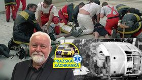 Čtyřicet let zachraňuje v Praze životy: Záchranář Honza (63) zažil tragédii u Špejcharu i požár hotelu Olympik