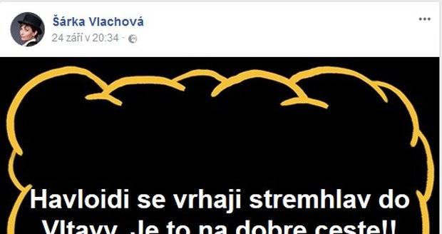 Havloidi se vrhají z mostu. Lid na Facebooku nechutně oslavuje smrt Jana Třísky